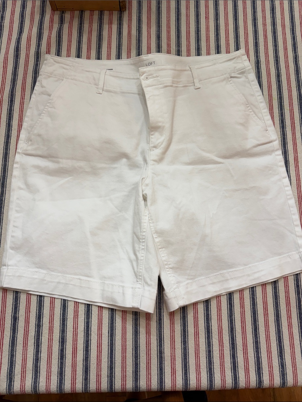 LOFT White Women's Bermuda Shorts